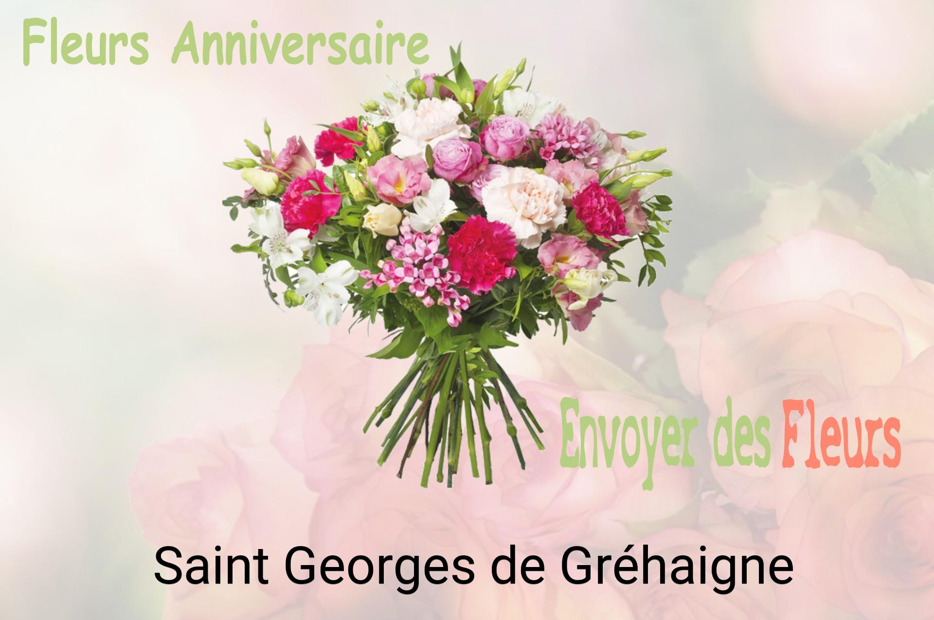 Bouquet de fleurs d’anniversaire livré à Saint-Georges-de-Gréhaigne