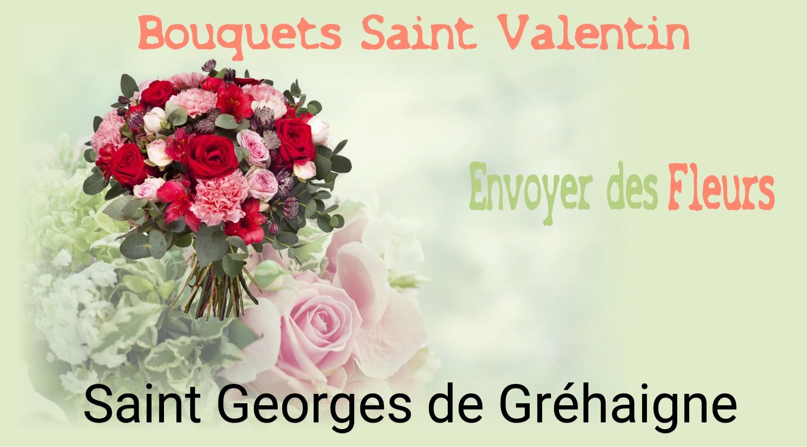 Roses de Saint-Valentin livrées à Saint-Georges-de-Gréhaigne